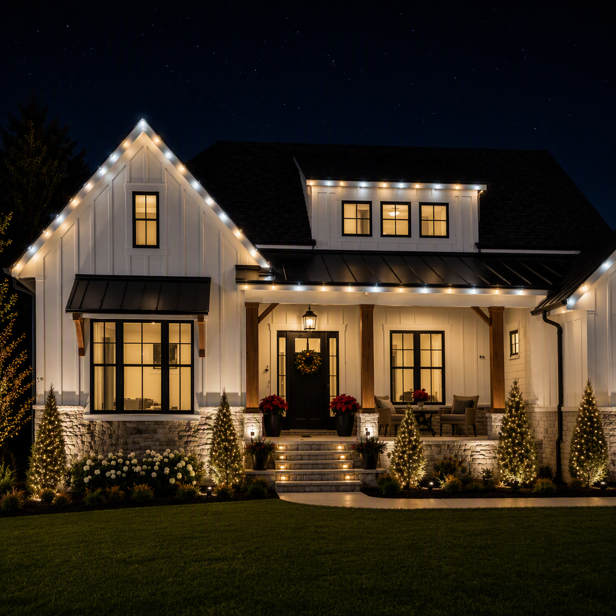 Faceted C9 LED Light Bulbs - S/25 (White)